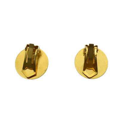 Hermès Clou de Selle Clip on Ohrringe Gold / sehr gut