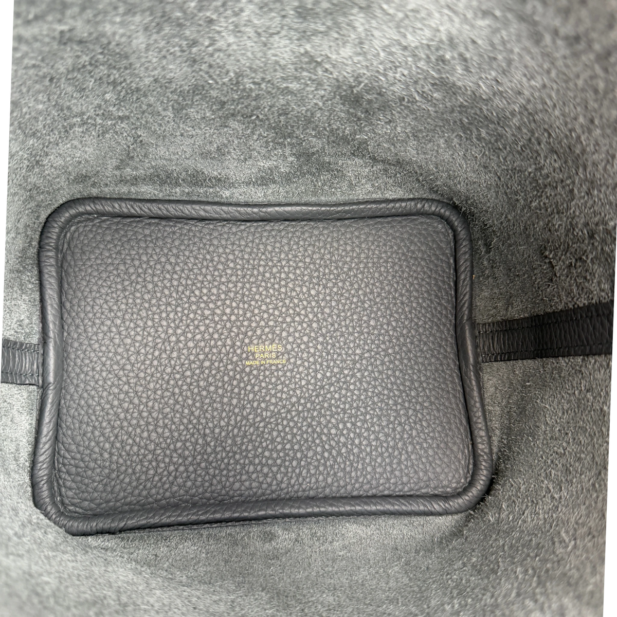 Hermès Picotin Lock 18 Taurillon Clémence Gris Misty Grau Gold Hermès