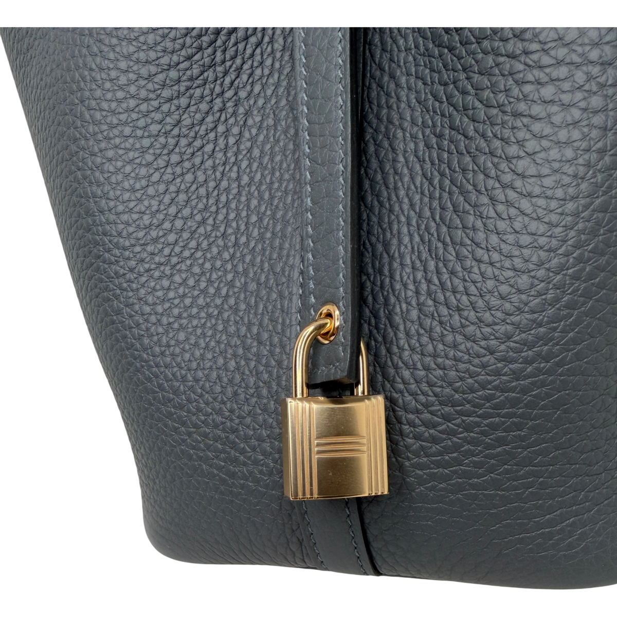 Hermès Picotin Lock 18 Taurillon Clémence Gris Misty Grau Gold Hermès