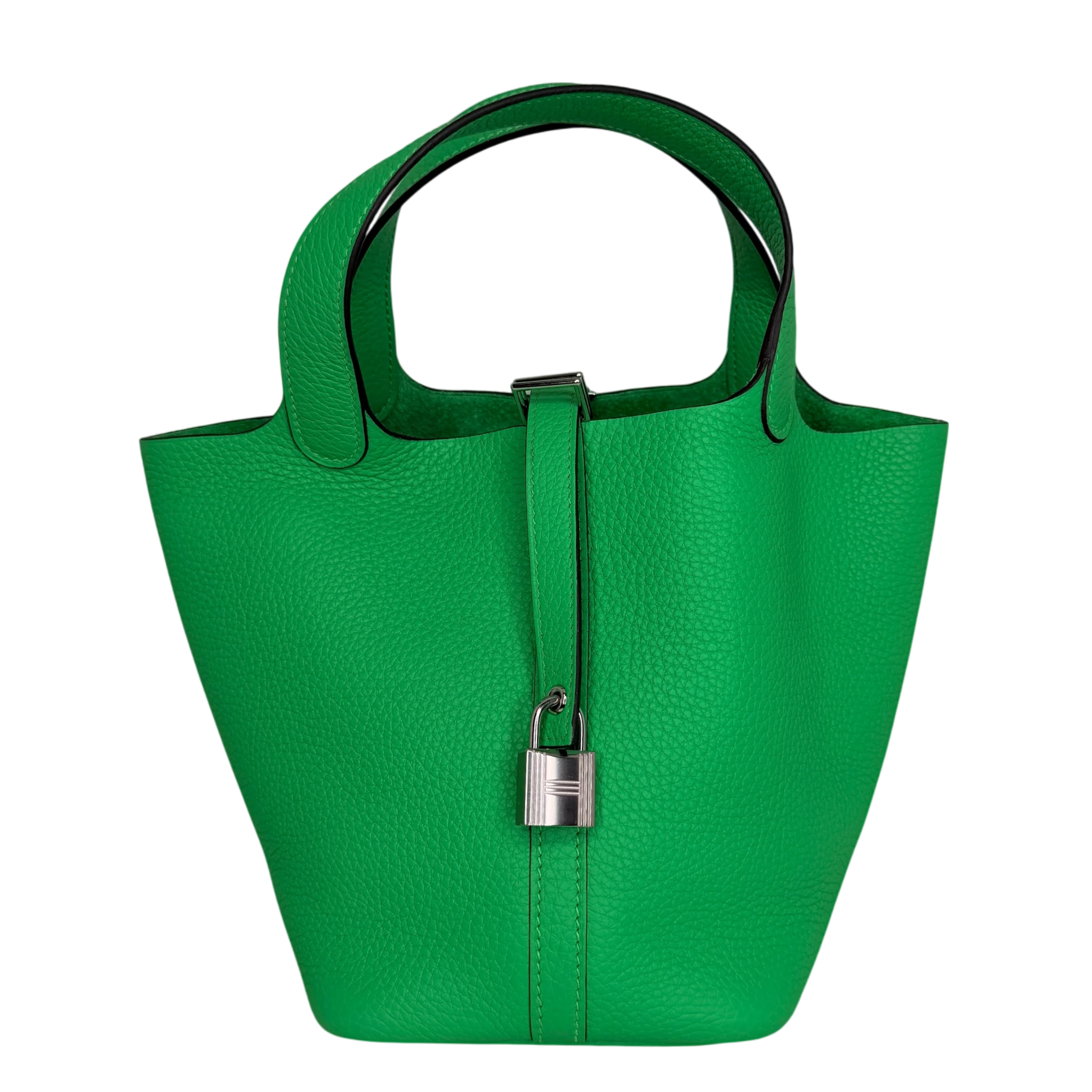 Hermès Picotin Lock 18 Taurillon Clémence Vert Comics Palladium Hermès