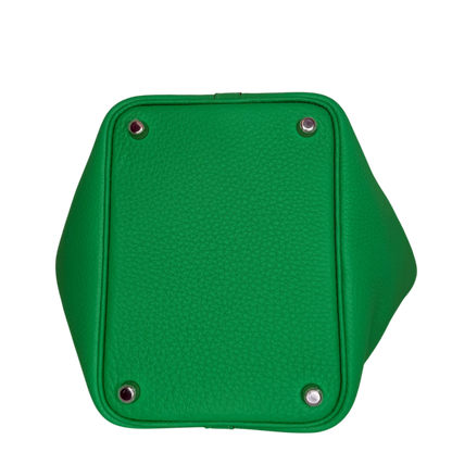 Hermès Picotin Lock 18 Taurillon Clémence Vert Comics Palladium Hermès