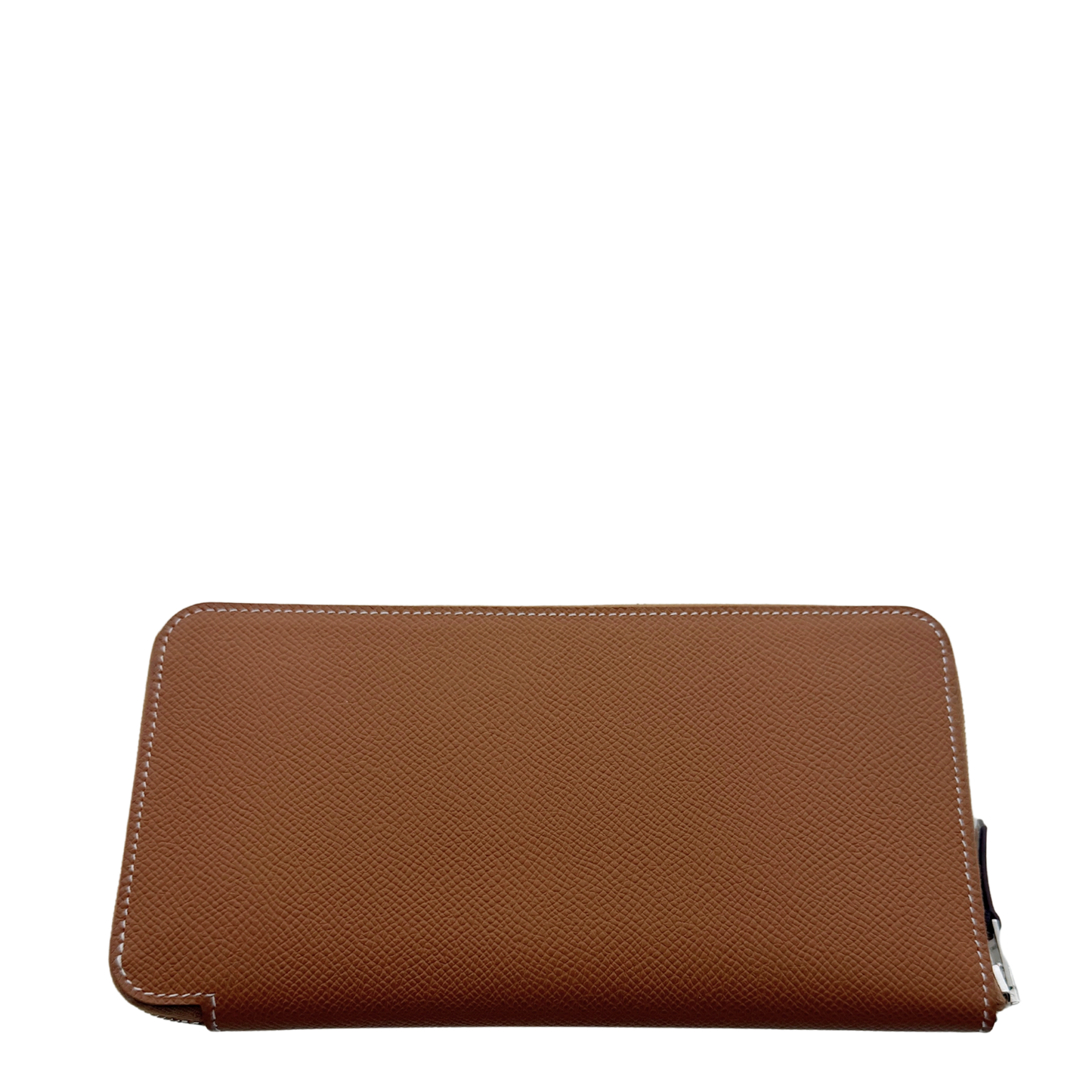 Hermès Silk'In Classique Brieftasche Epsom Leder braun Fullset / neuwertig Hermès