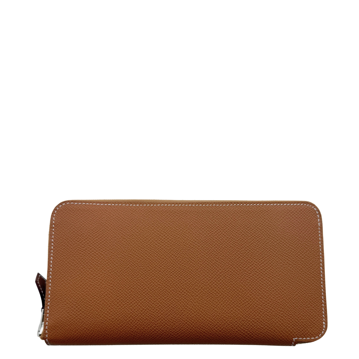 Hermès Silk'In Classique Brieftasche Epsom Leder braun Fullset / neuwertig Hermès