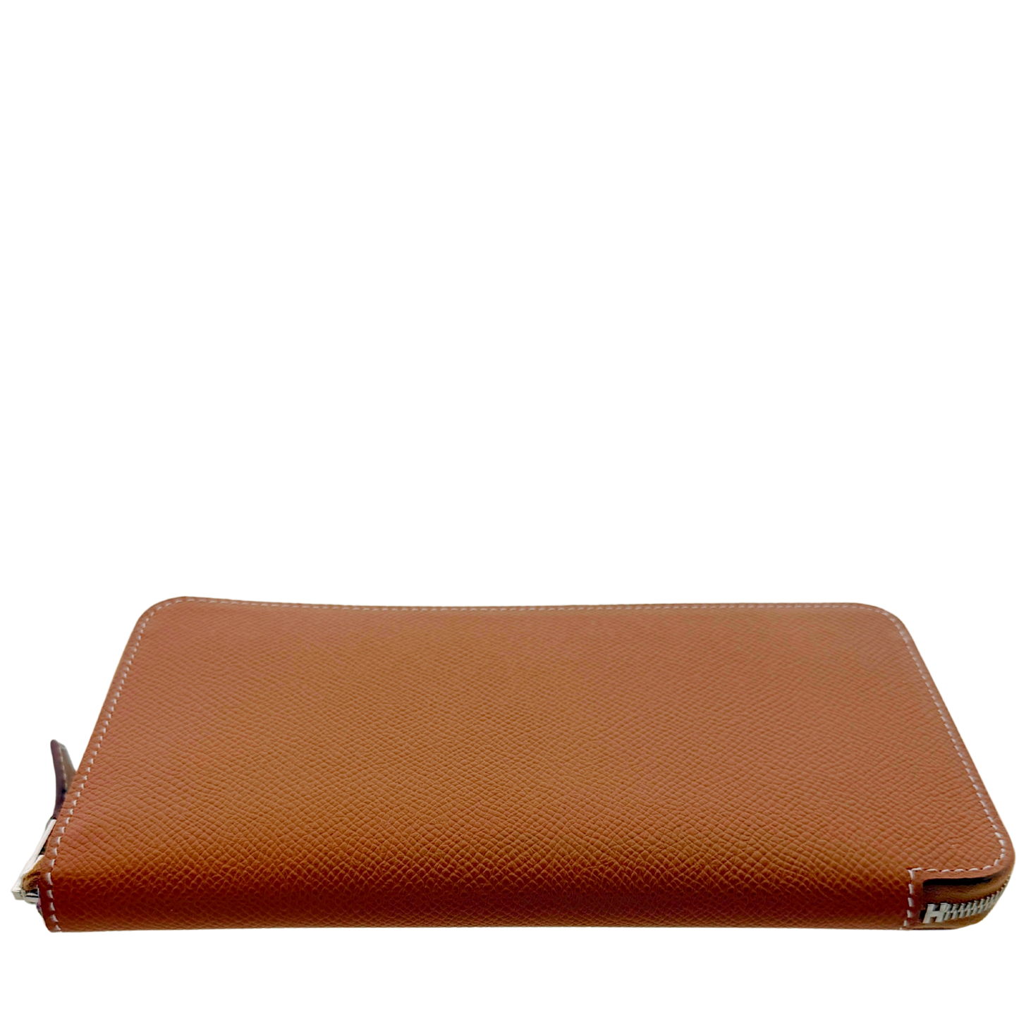 Hermès Silk'In Classique Brieftasche Epsom Leder braun Fullset / neuwertig Hermès