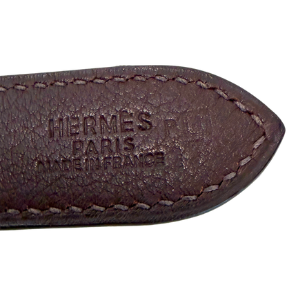 Hermès Trim  31 Schultertasche braun Evergrain Leder / gut Hermès