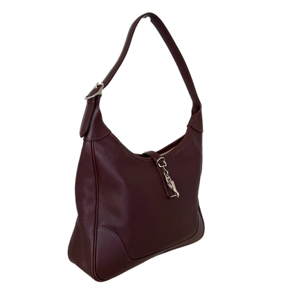 Hermès Trim  31 Schultertasche braun Evergrain Leder / gut Hermès