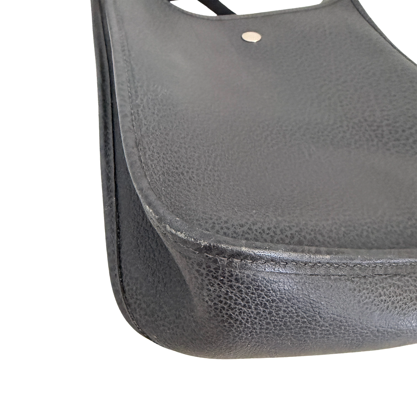 Hermès Vespa PM Vintage Clemence Leder dunkelgrau / sehr gut Hermès