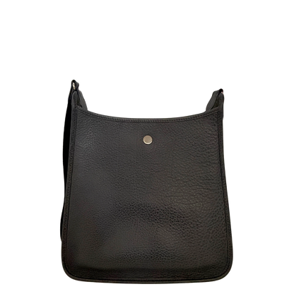 Hermès Vespa PM Vintage Clemence Leder dunkelgrau / sehr gut Hermès