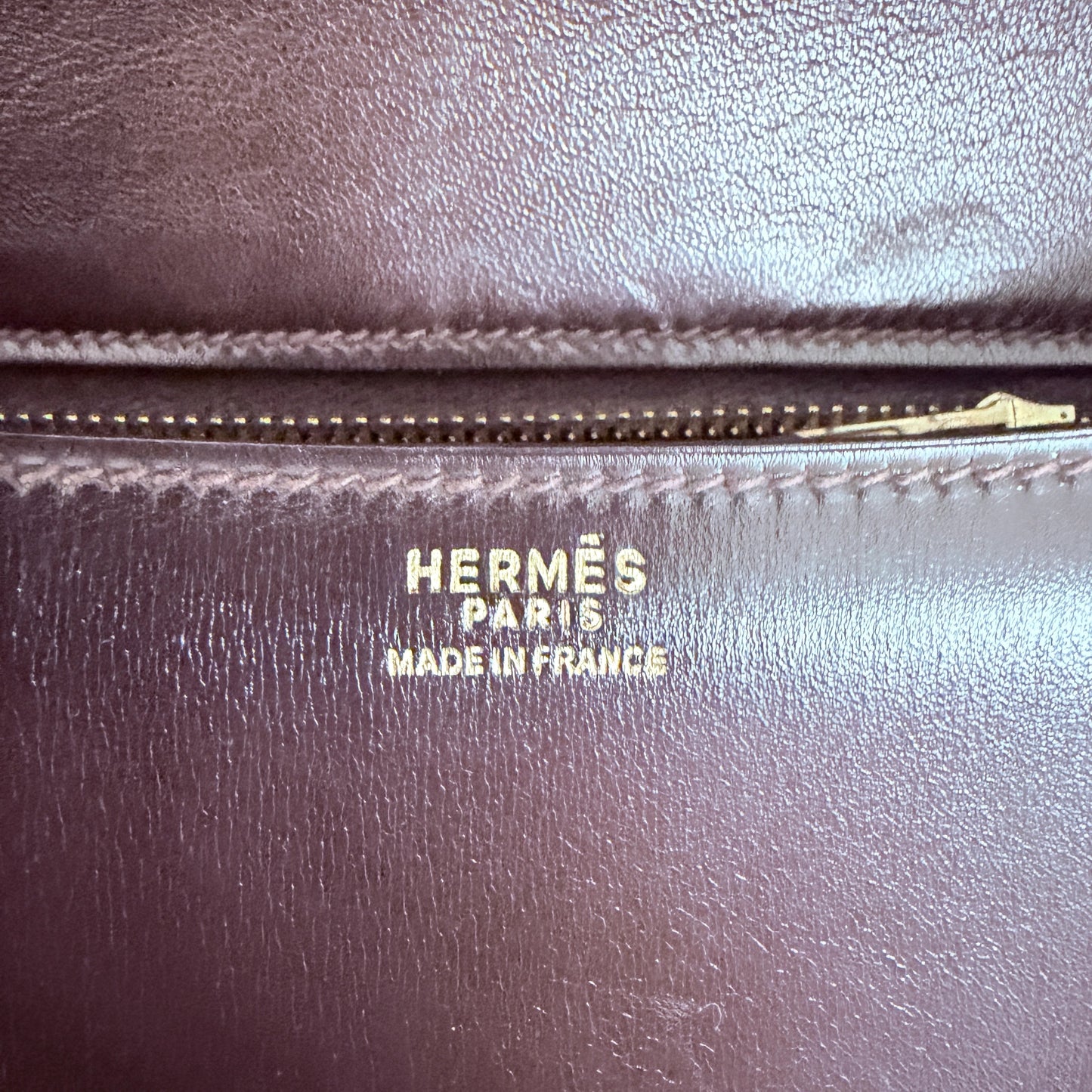Hermès Vintage Constance 23 Boxcalf Leder braun GHW / sehr gut Hermès