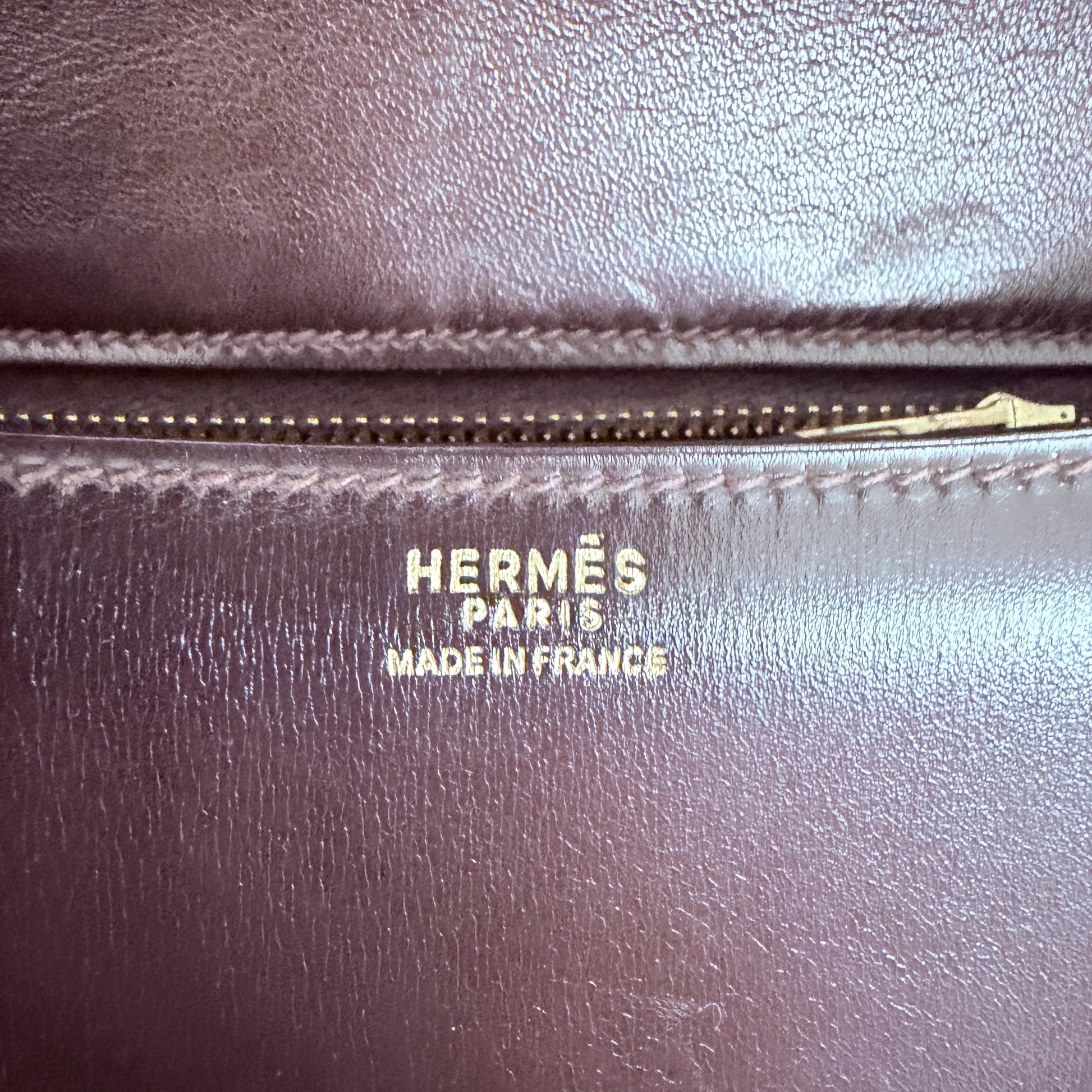 Hermès Vintage Constance 23 Boxcalf Leder braun GHW / sehr gut Hermès