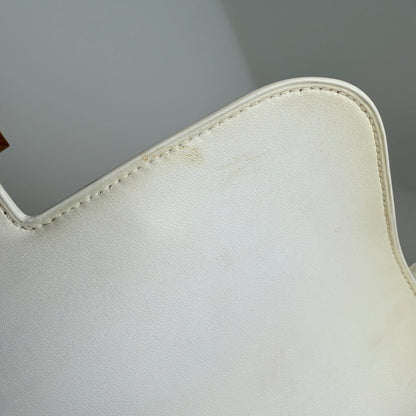 Hermès Constance 23 Vintage 1994 Leder Weiß Gold – Ansicht 19