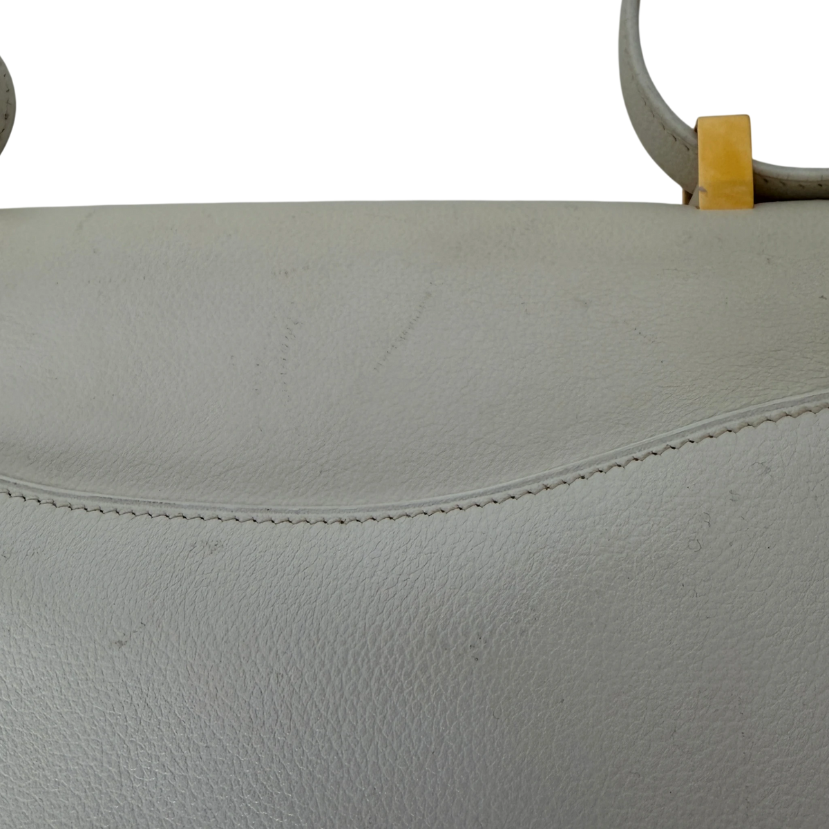 Hermès Constance 23 Vintage 1994 Leder Weiß Gold – Ansicht 17