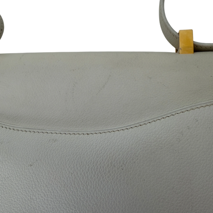 Hermès Constance 23 Vintage 1994 Leder Weiß Gold – Ansicht 17