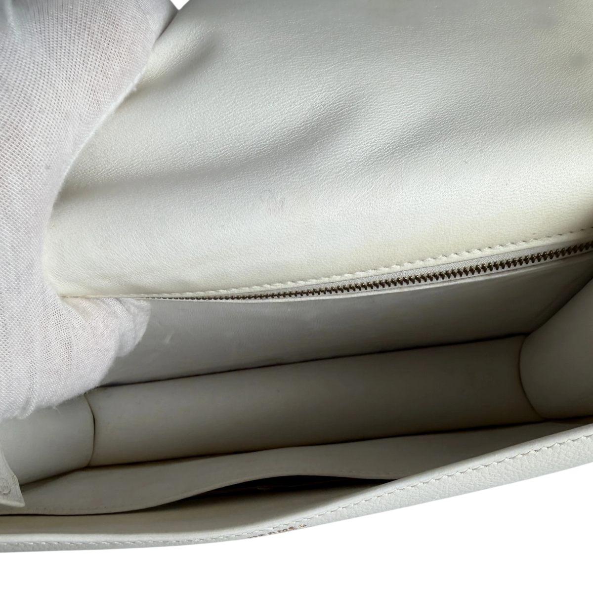 Hermès Constance 23 Vintage 1994 Leder Weiß Gold – Ansicht 8