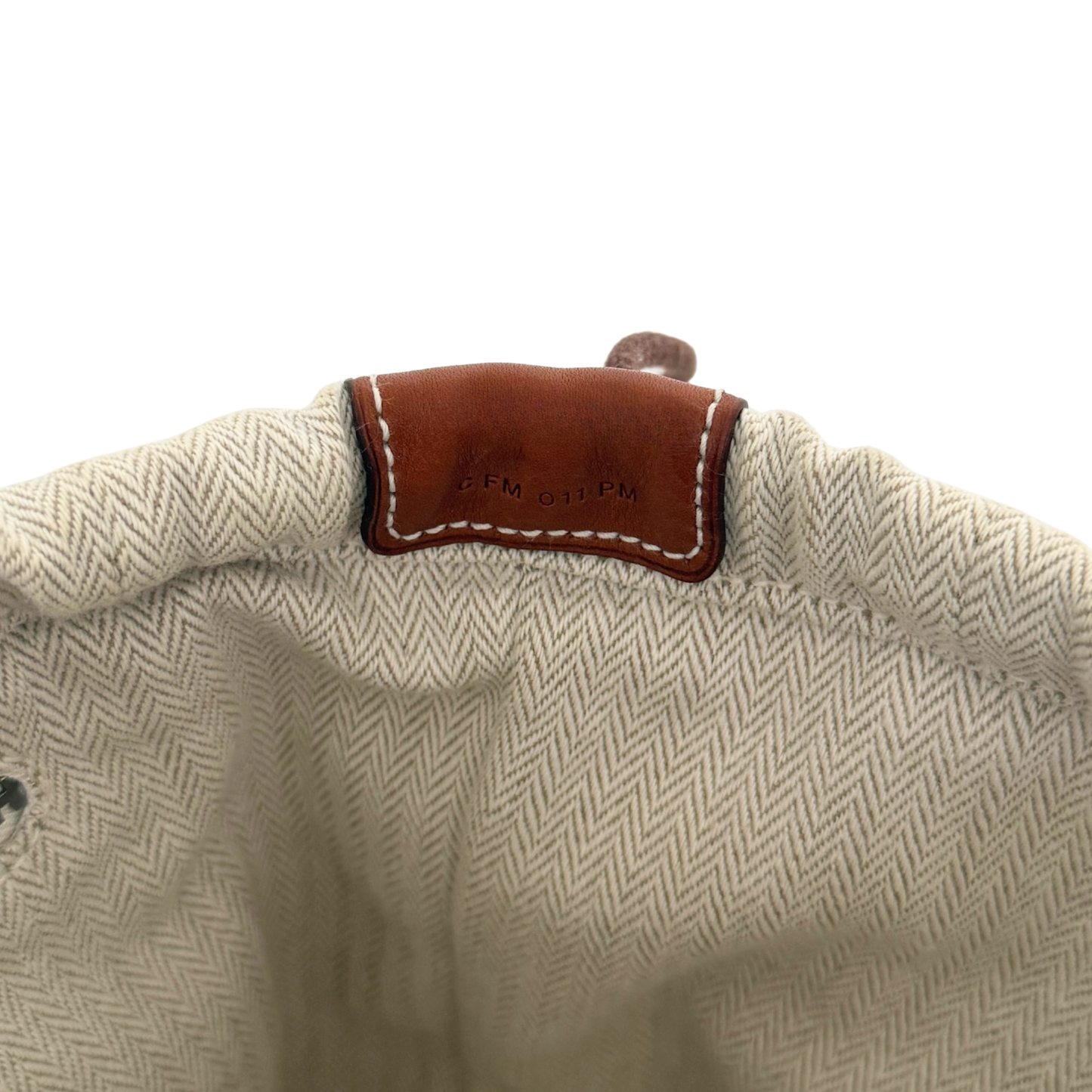 Hermès Fourbi 25 Pouch Beige / neuwertig Hermès