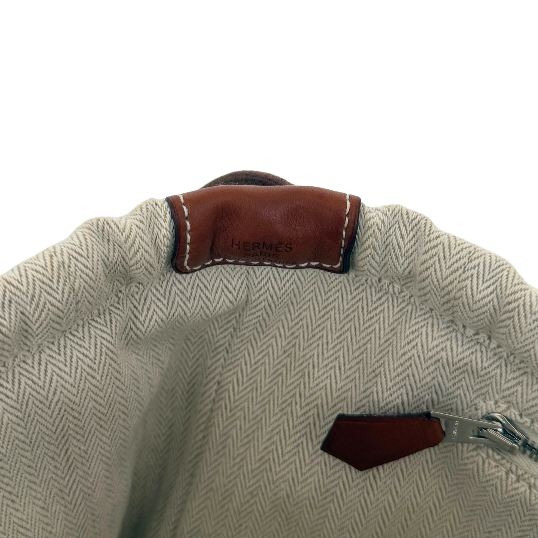 Hermès Fourbi 25 Pouch Beige / neuwertig Hermès