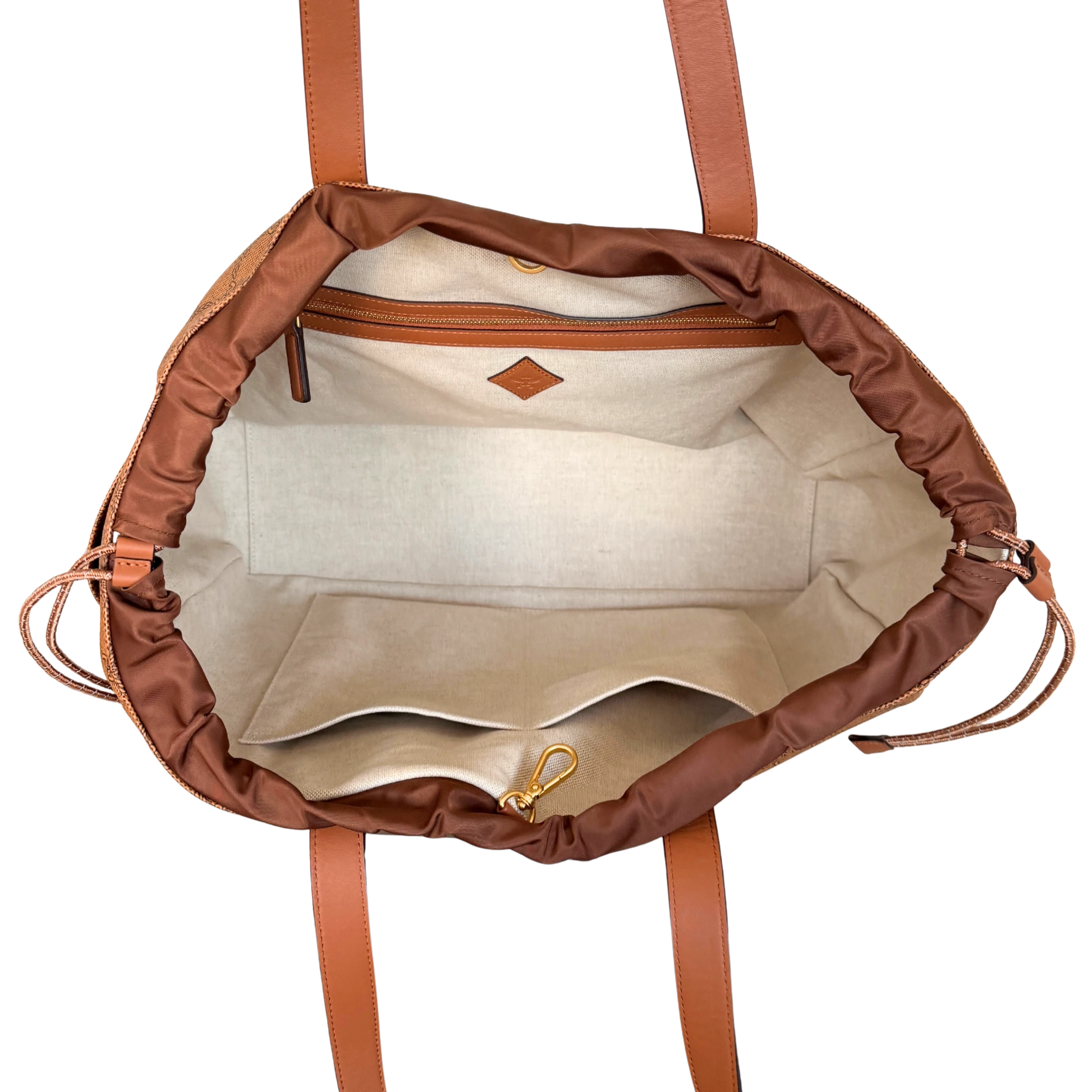 MCM Himmel Lauretos Tote Bag XL Cognac / neuwertig MCM