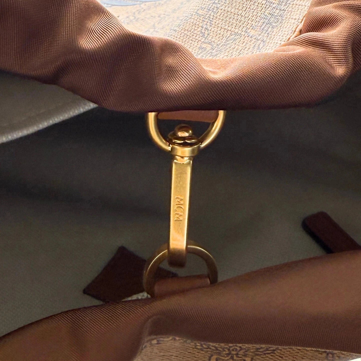 MCM Himmel Lauretos Tote Bag XL Cognac / neuwertig MCM