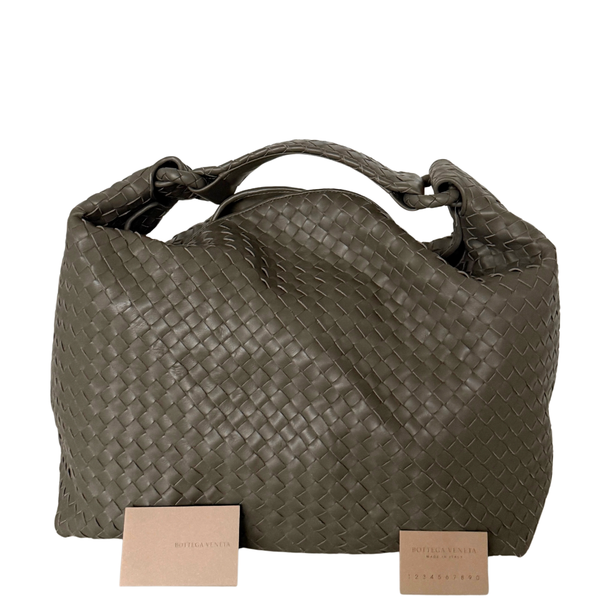 Bottega Veneta Hop Intrecciato Braun / neuwertig Bottega Veneta