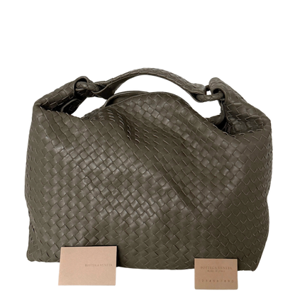 Bottega Veneta Hop Intrecciato Braun / neuwertig Bottega Veneta