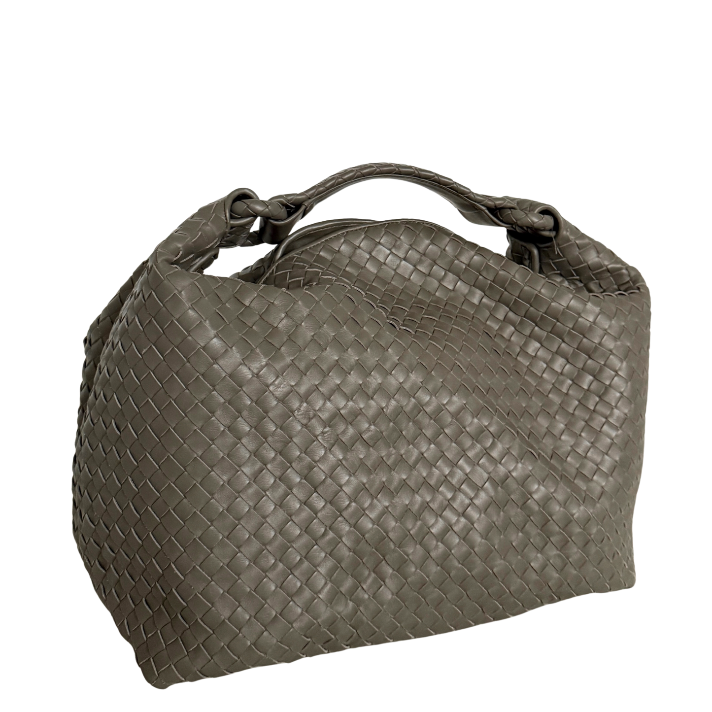 Bottega Veneta Hop Intrecciato Braun / neuwertig Bottega Veneta