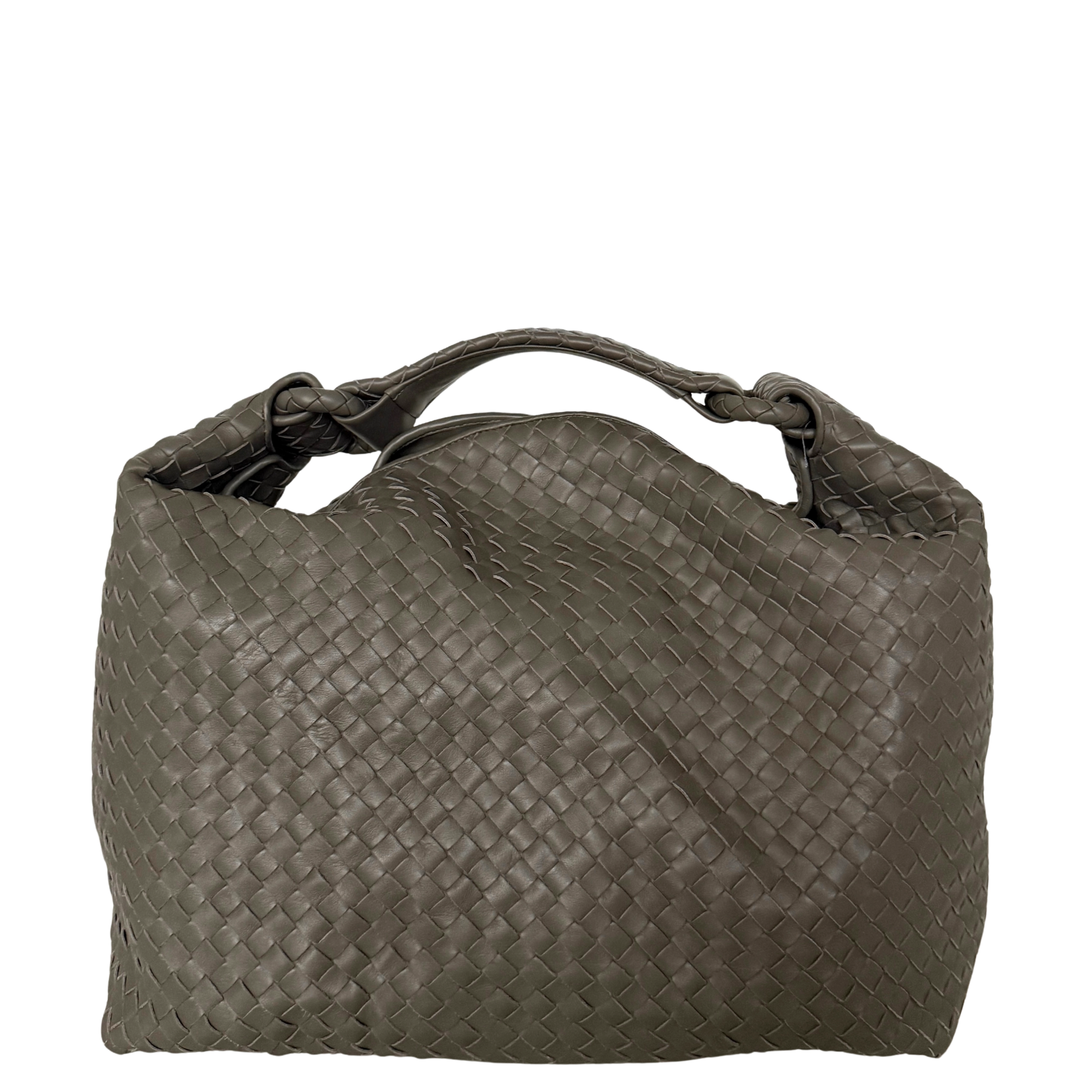 Bottega Veneta Hop Intrecciato Braun / neuwertig Bottega Veneta