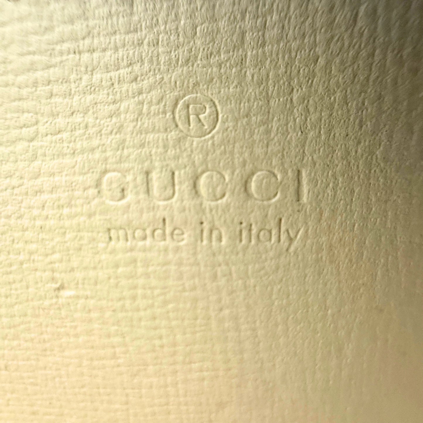 Gucci Kleine Horsebit 1955 Schultertasche Weiß / sehr gut Gucci