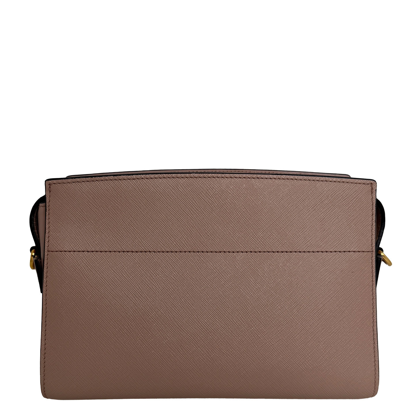 Prada Bandoliera Crossbody Tasche in Puder Saffiano Leder / neuwertig Prada