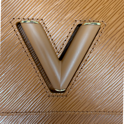 Louis Vuitton Twist MM Epi Leder braun GHW M57939 / sehr gut Louis Vuitton