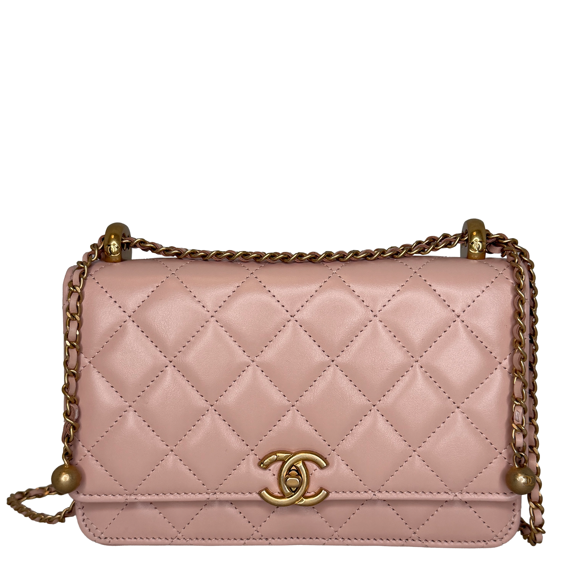 Chanel Wallet on Chain Rosa Kalbsleder 2024 / neuwertig Chanel
