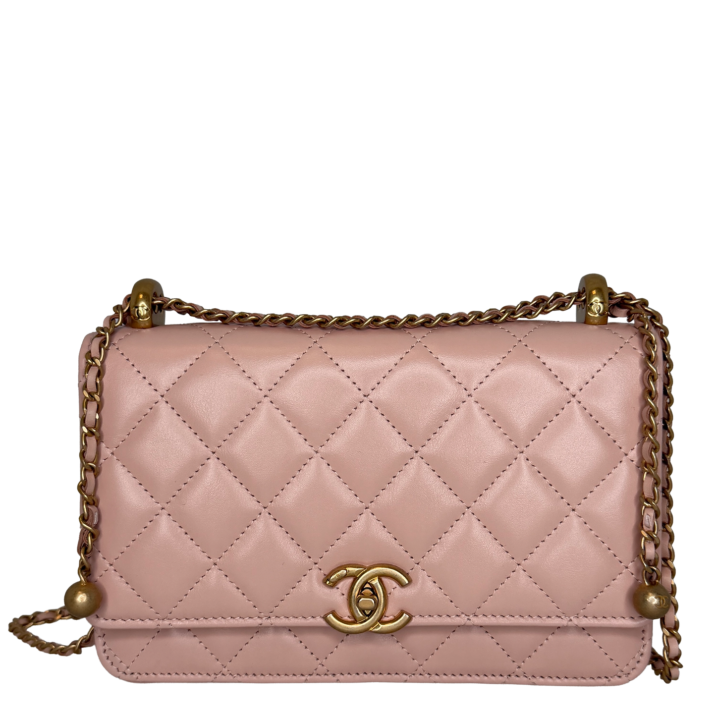 Chanel Wallet on Chain Rosa Kalbsleder 2024 / neuwertig Chanel