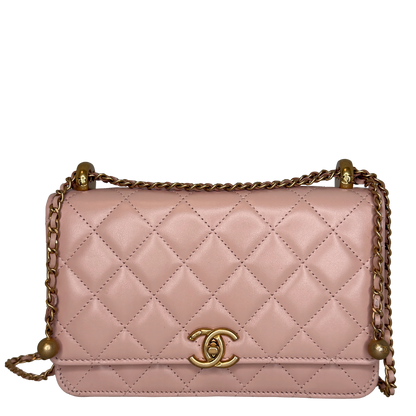 Chanel Wallet on Chain Rosa Kalbsleder 2024 / neuwertig Chanel