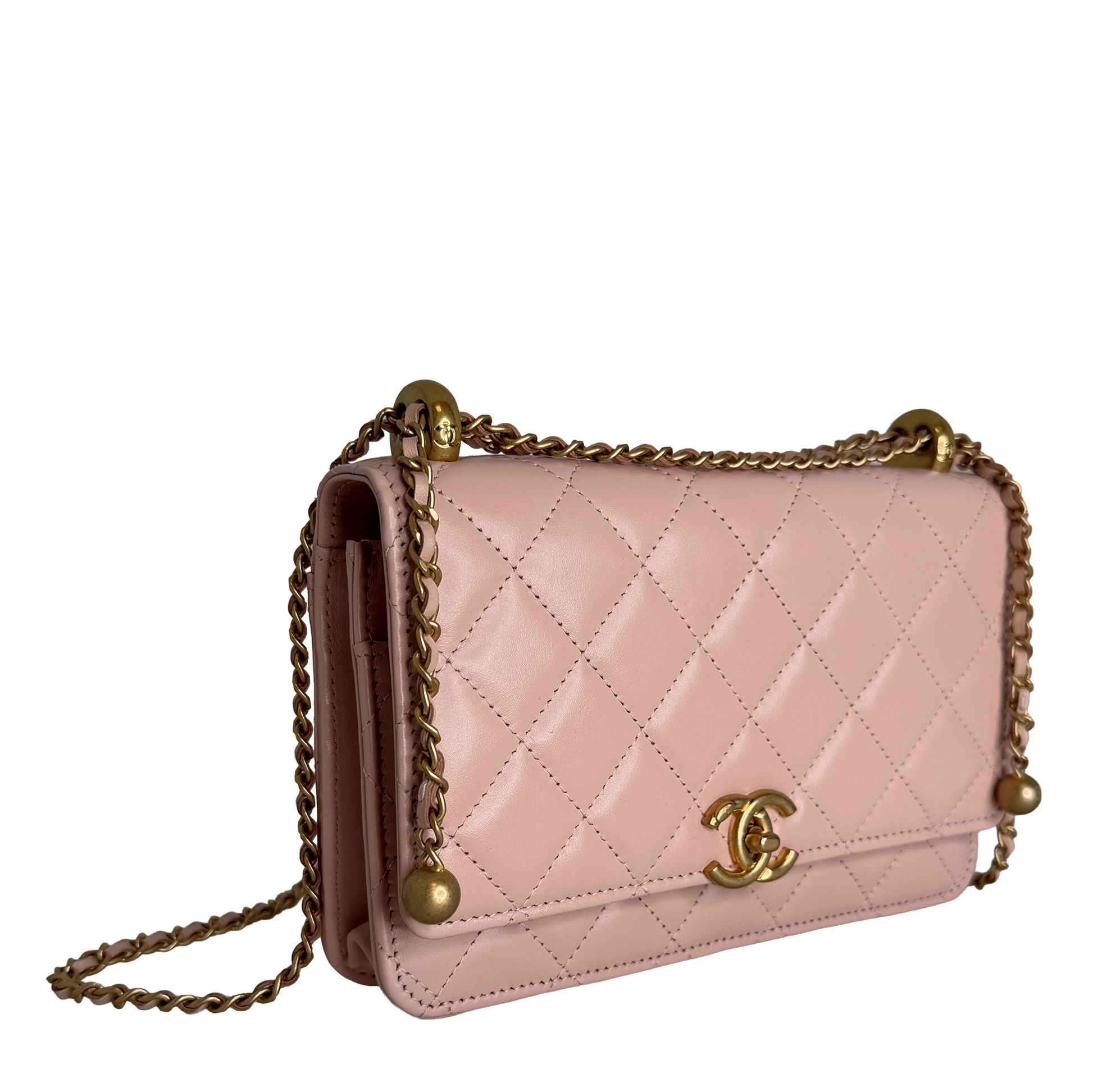 Chanel Wallet on Chain Rosa Kalbsleder 2024 / neuwertig Chanel