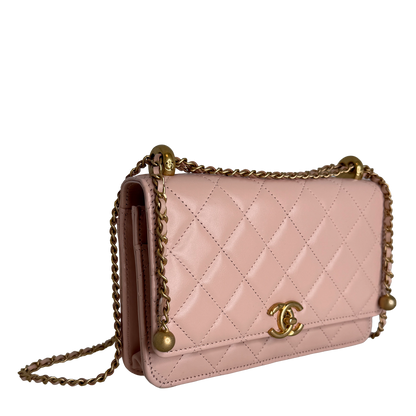 Chanel Wallet on Chain Rosa Kalbsleder 2024 / neuwertig Chanel
