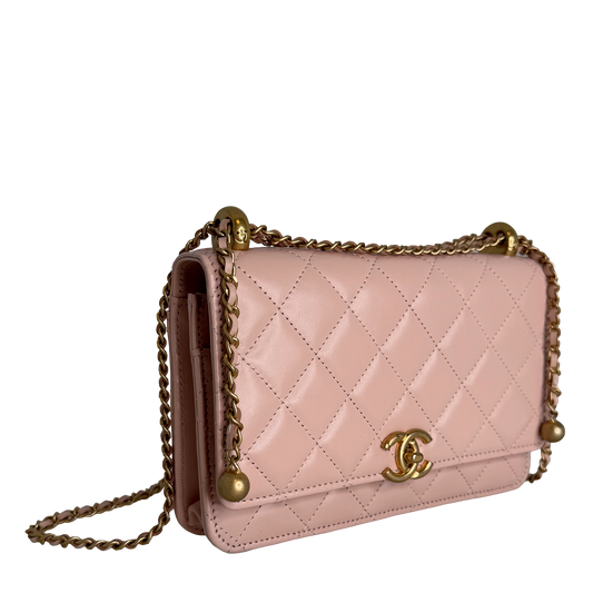 Chanel Wallet on Chain Rosa Kalbsleder 2024 / neuwertig Chanel