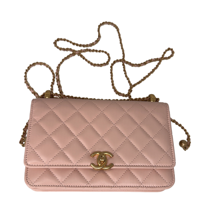 Chanel Wallet on Chain Rosa Kalbsleder 2024 / neuwertig Chanel