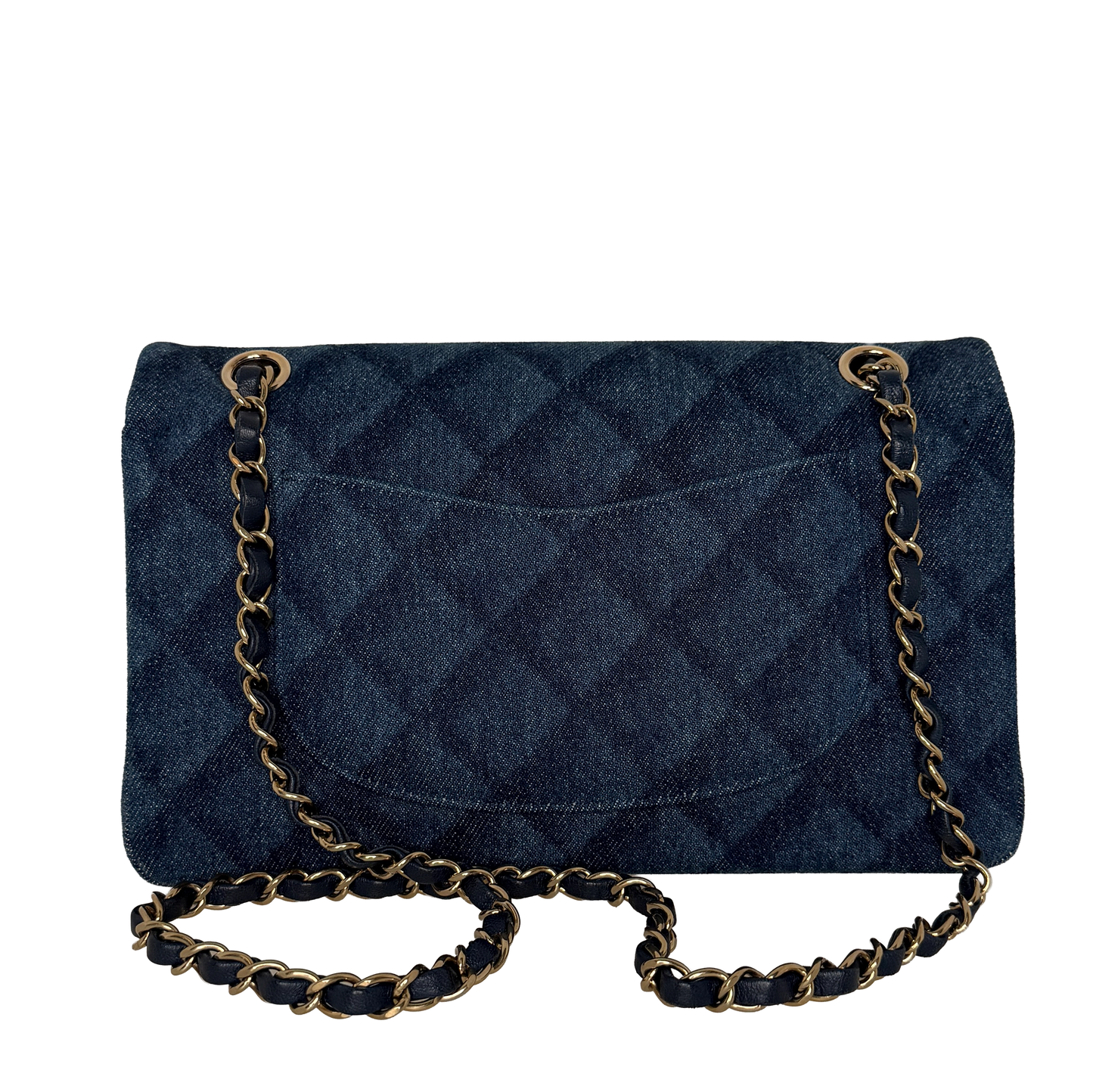 Chanel Timeless Double Flapbag Medium Denim blau 2022 / neuwertig Chanel