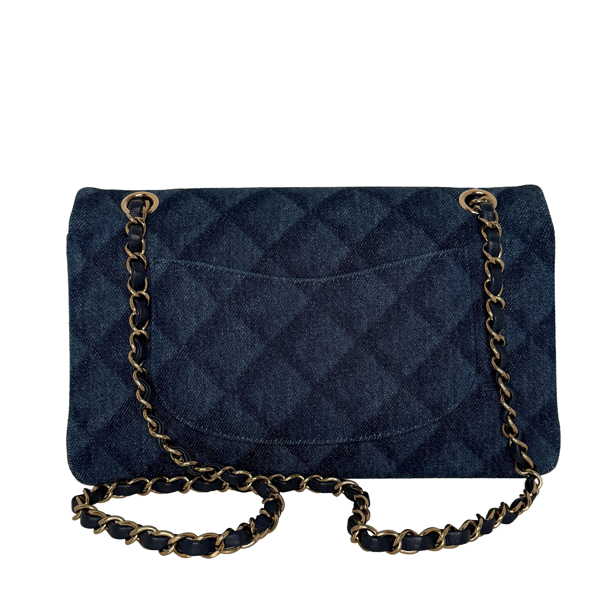 Chanel Timeless Double Flapbag Medium Denim blau 2022 / neuwertig Chanel