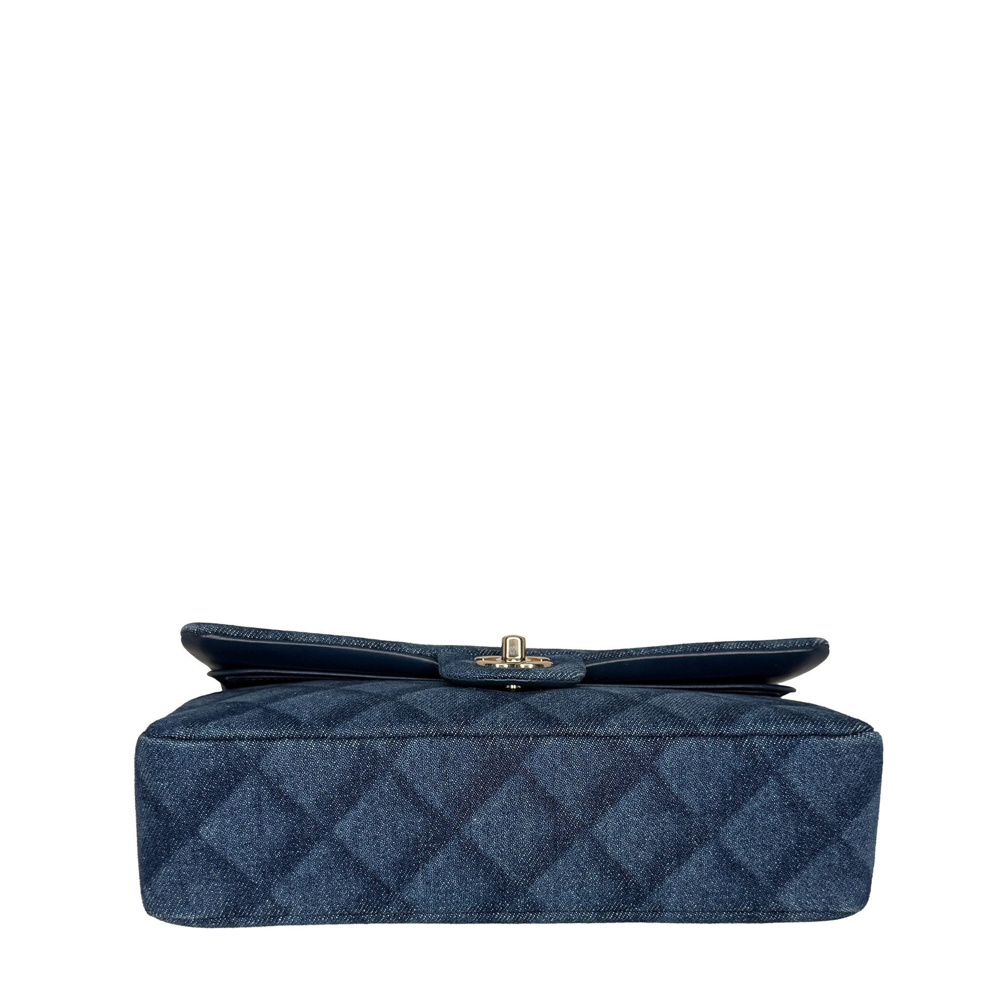 Chanel Timeless Double Flapbag Medium Denim blau 2022 / neuwertig Chanel