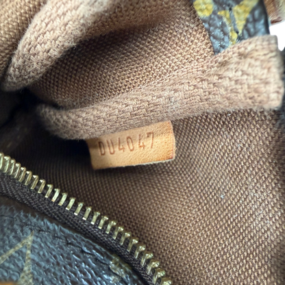 Louis Vuitton Mini Pochette Monogram Canvas Braun 2007 / gut Louis Vuitton