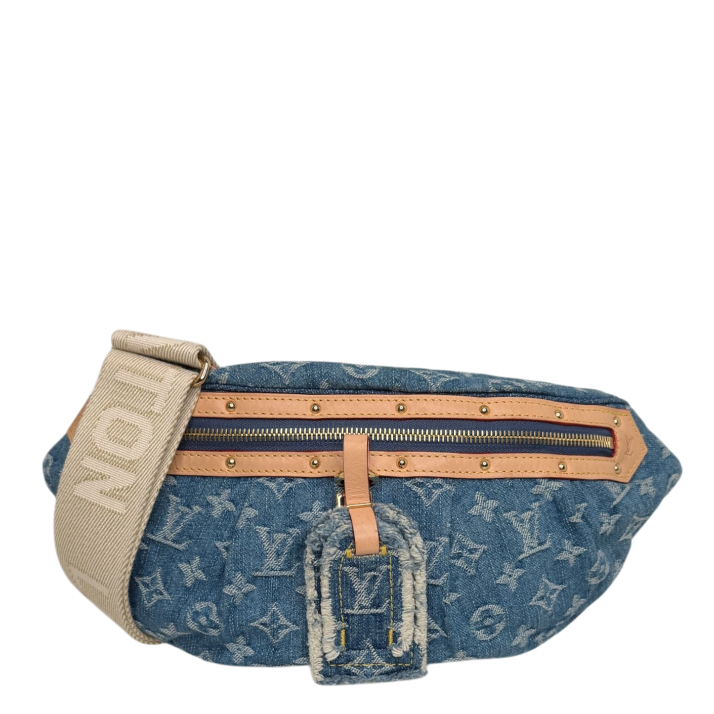 Louis Vuitton High Rise Monogram Denim M46837 Blau Fullset / sehr gut Louis Vuitton