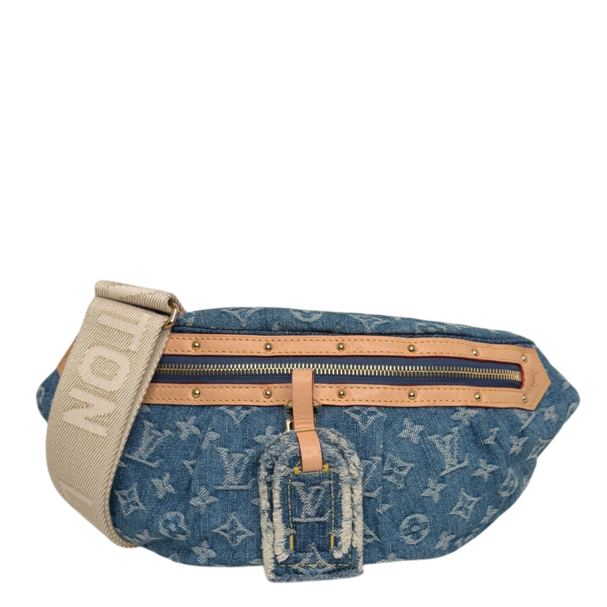 Louis Vuitton High Rise Monogram Denim M46837 Blau Fullset / sehr gut Louis Vuitton