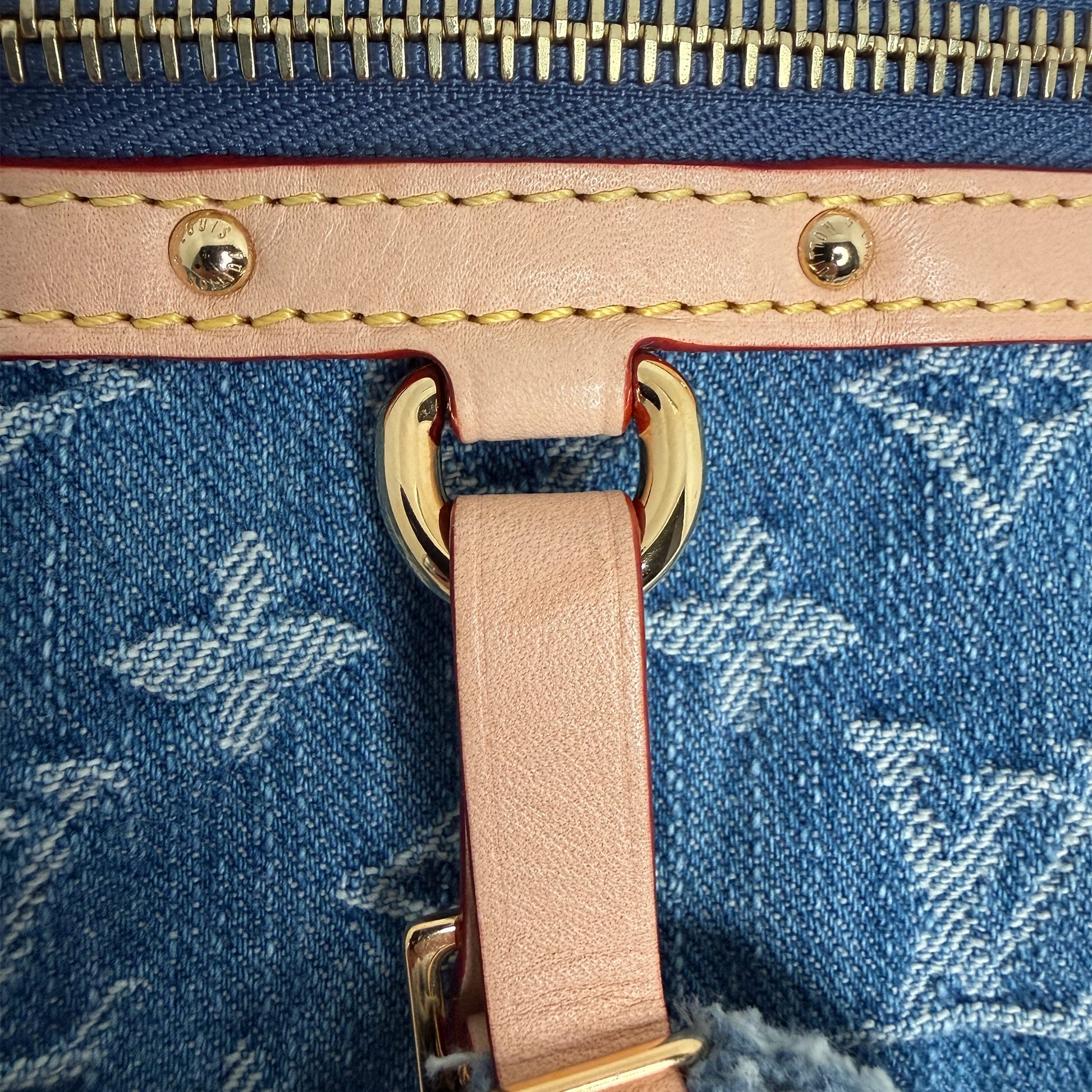 Louis Vuitton High Rise Monogram Denim M46837 Blau Fullset / sehr gut Louis Vuitton