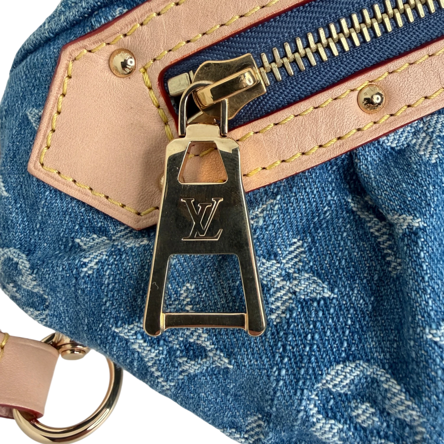 Louis Vuitton High Rise Monogram Denim M46837 Blau Fullset / sehr gut Louis Vuitton