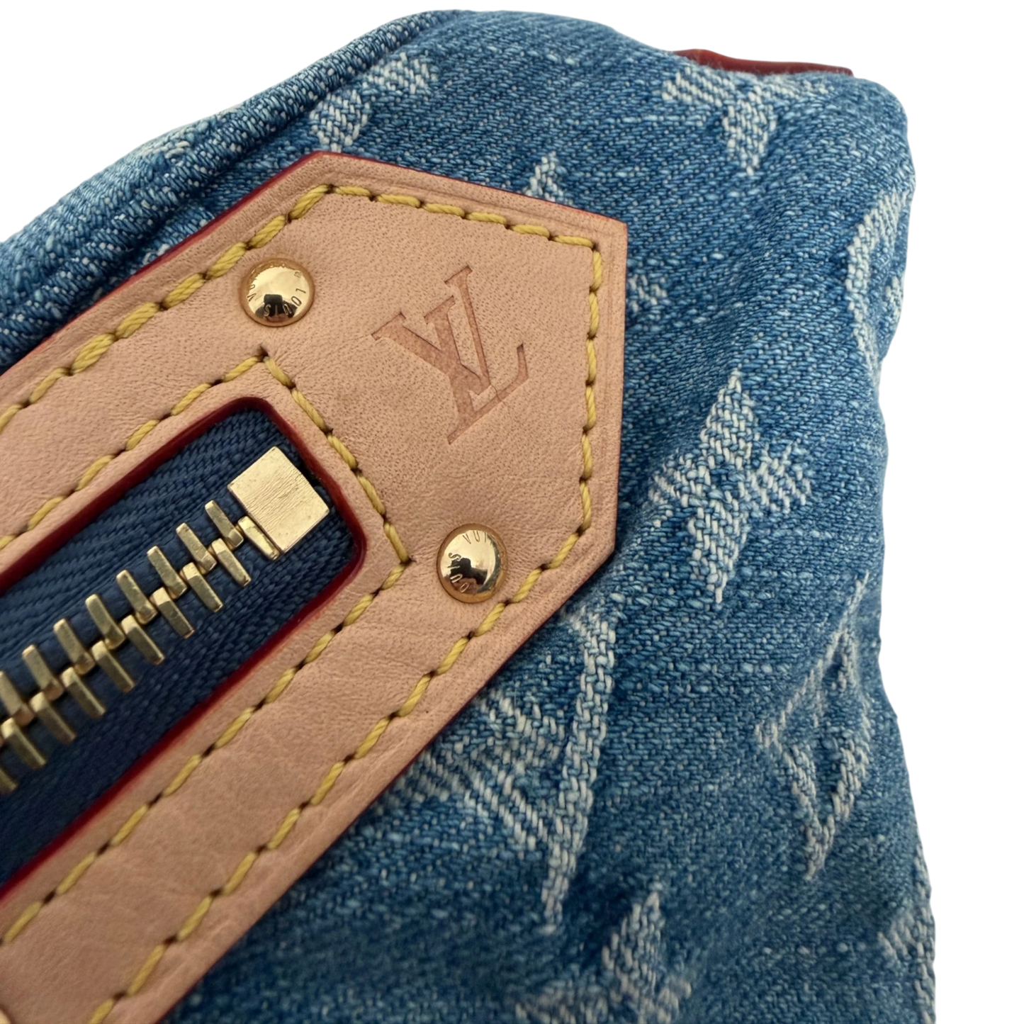 Louis Vuitton High Rise Monogram Denim M46837 Blau Fullset / sehr gut Louis Vuitton