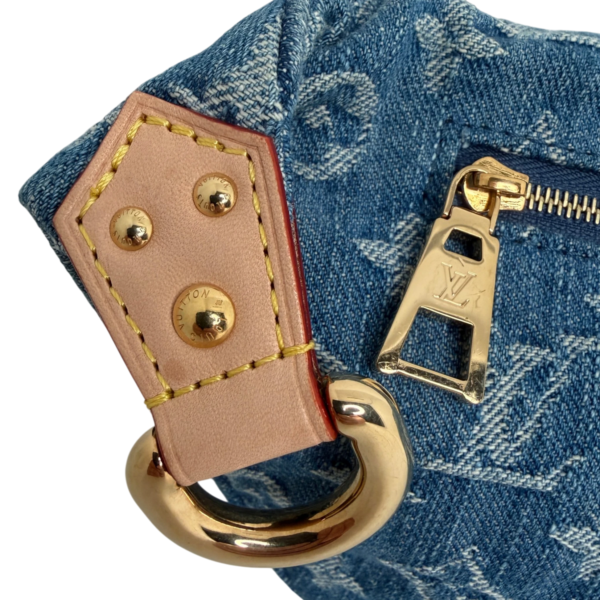 Louis Vuitton High Rise Monogram Denim M46837 Blau Fullset / sehr gut Louis Vuitton