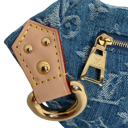 Louis Vuitton High Rise Monogram Denim M46837 Blau Fullset / sehr gut Louis Vuitton