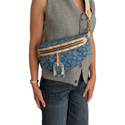 Louis Vuitton High Rise Monogram Denim M46837 Blau Fullset / sehr gut Louis Vuitton