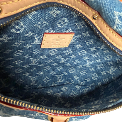 Louis Vuitton High Rise Monogram Denim M46837 Blau Fullset / sehr gut Louis Vuitton