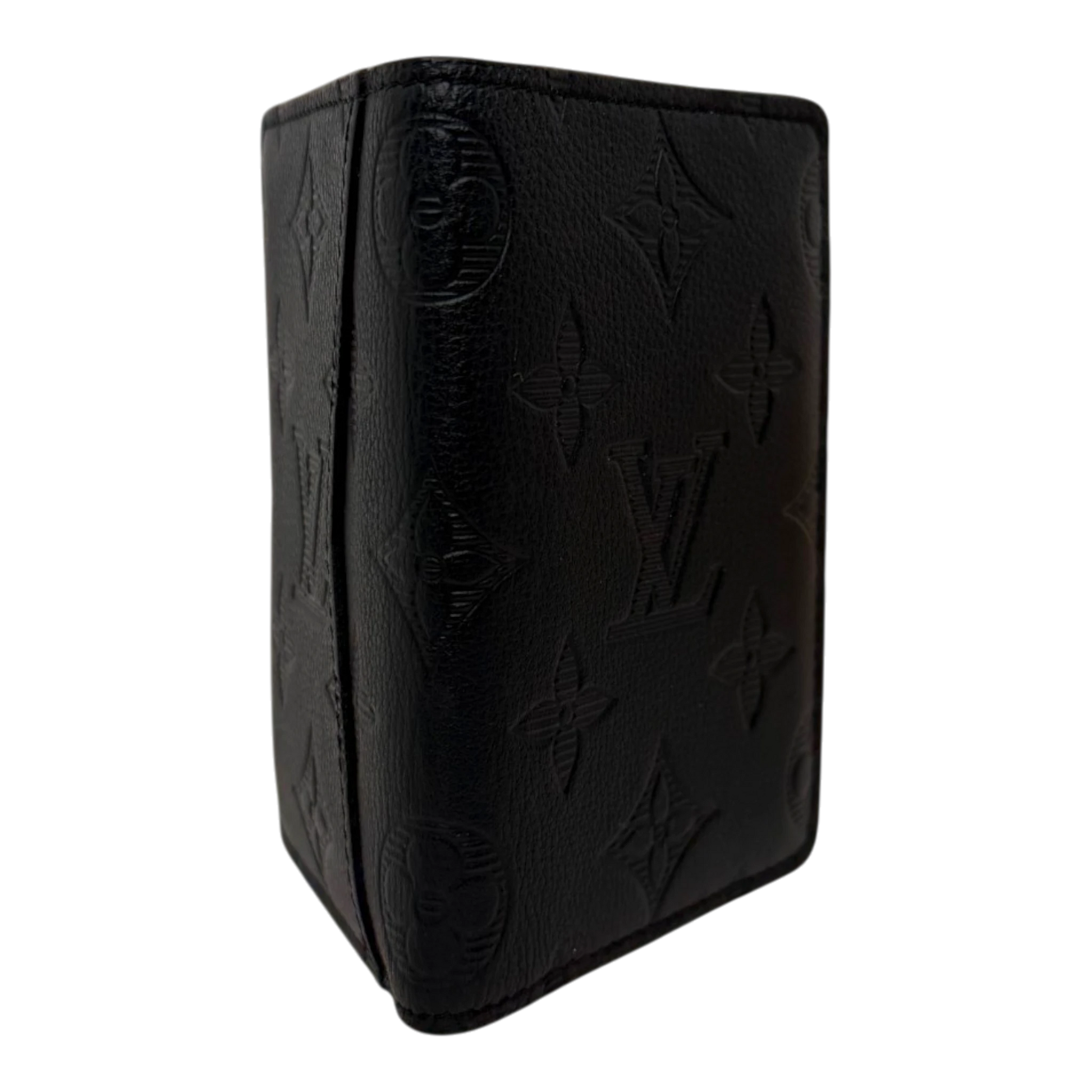 Louis Vuitton Taschenorganizer Monogram Shadow Leder Fullset / neuwertig Louis Vuitton